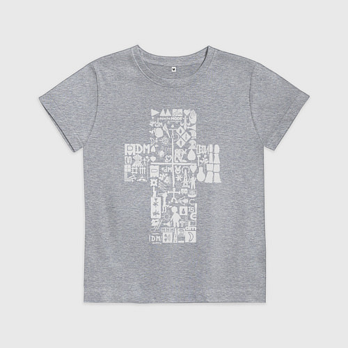 Детская футболка Depeche mode - logo, symbolism / Меланж – фото 1