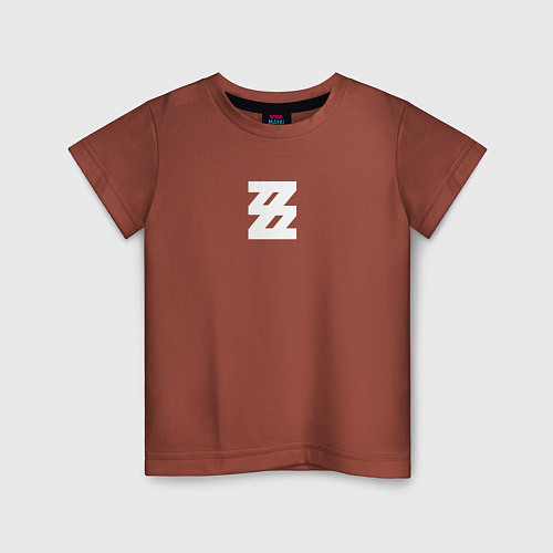 Детская футболка Zenless Zone Zero logotype / Кирпичный – фото 1