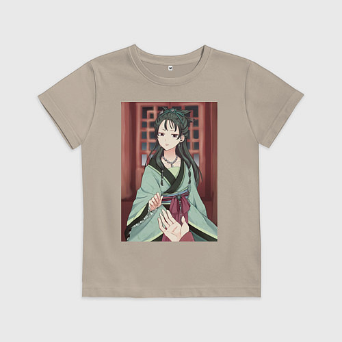 Детская футболка Монолог фармацевта Маомао принцесса / Миндальный – фото 1