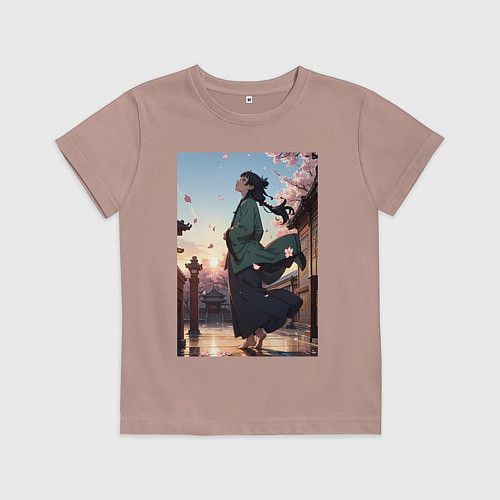 Детская футболка Монолог фармацевта Маомао во дворце / Пыльно-розовый – фото 1