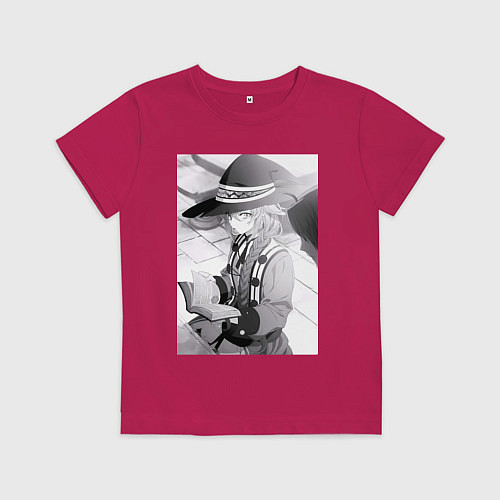 Детская футболка Реинкарнация безработного Рокси Мигурдия учитель м / Маджента – фото 1