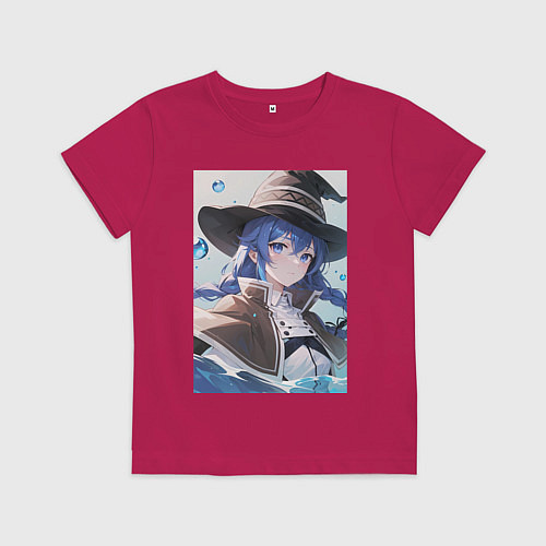 Детская футболка Реинкарнация безработного Рокси Мигурд / Маджента – фото 1