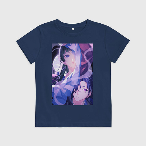 Детская футболка Монолог фармацевта Маомао сыщик / Тёмно-синий – фото 1