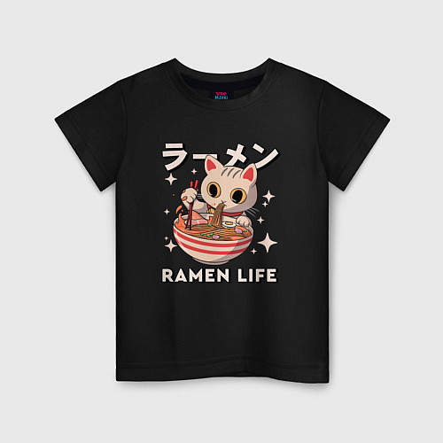 Детская футболка Ramne life / Черный – фото 1