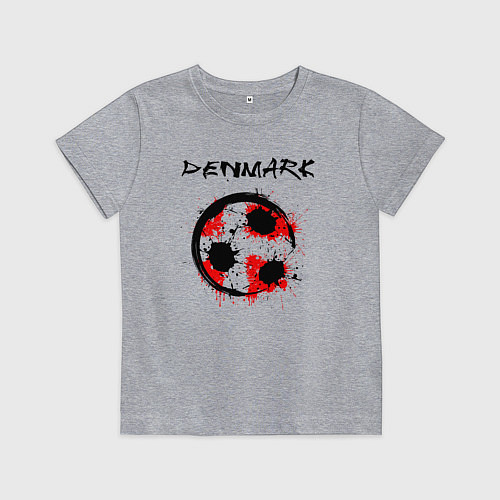 Детская футболка Сборная Дании / Меланж – фото 1