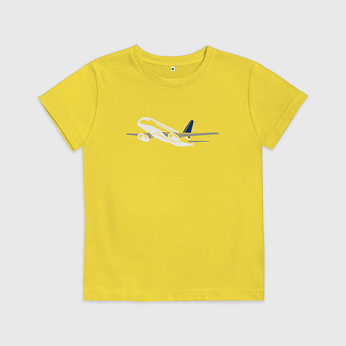 Детская футболка Сухой Суперджет 100 цветной / Желтый – фото 1