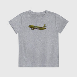 Детская футболка Первый опытный самолет SSJ-NEW