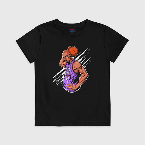 Детская футболка Vince Carter dunker / Черный – фото 1