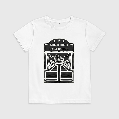 Детская футболка Мачо дача хата хаус / Белый – фото 1