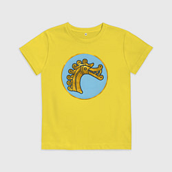Футболка хлопковая детская Даны из Total War: Attila, цвет: желтый