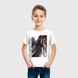 Футболка хлопковая детская Мужская футболка Assassins Creed Unity, цвет: белый — фото 2