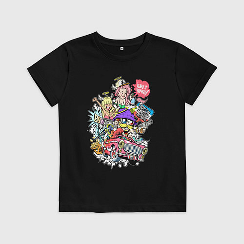 Детская футболка Делай всё по-своему / Черный – фото 1