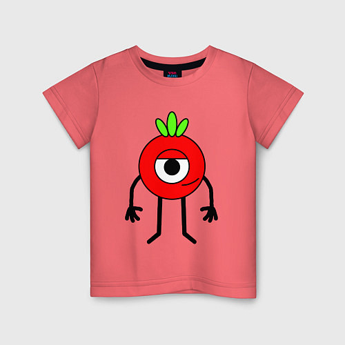Детская футболка Чарли / Коралловый – фото 1
