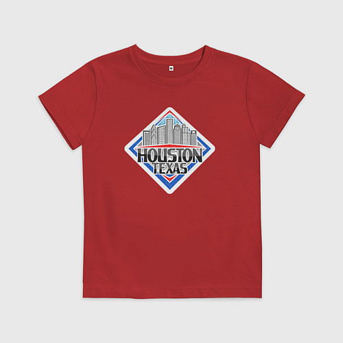 Детская футболка Хьюстон Техас / Красный – фото 1