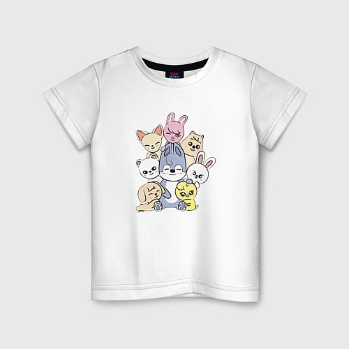 Детская футболка Skzoo Family / Белый – фото 1
