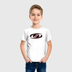 Футболка хлопковая детская Logo Ateez, цвет: белый — фото 2