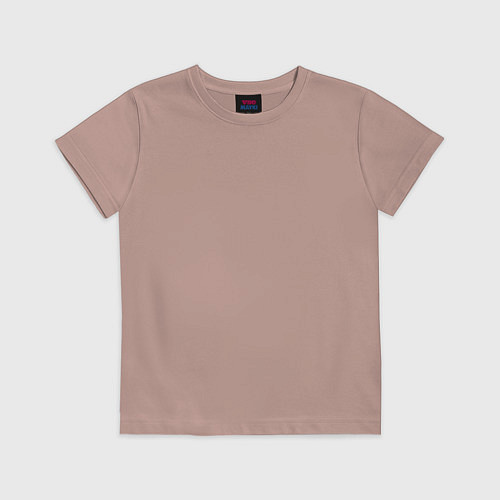 Детская футболка Надпись на спине FREEDUROV / Пыльно-розовый – фото 1