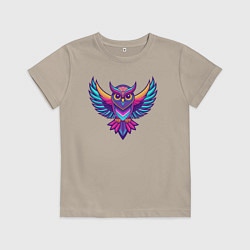 Детская футболка Сова с распахнутыми крыльями