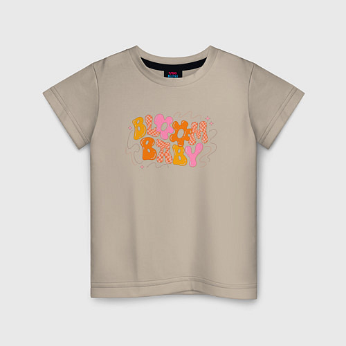 Детская футболка Bloom baby / Миндальный – фото 1
