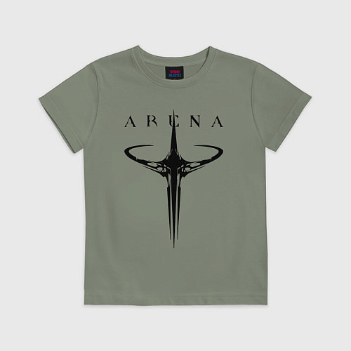 Детская футболка Quake arena logo / Авокадо – фото 1