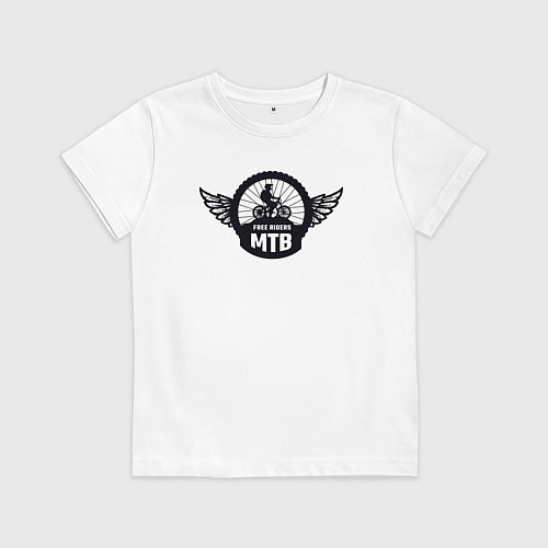 Детская футболка Свободные гонщики / Белый – фото 1