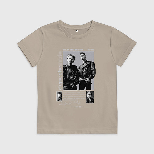 Детская футболка Depeche Mode - Black Celebration / Миндальный – фото 1