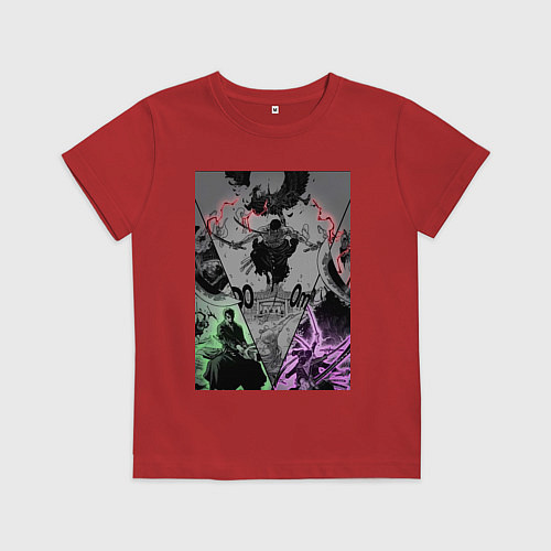 Детская футболка Ван-Пис Зоро Ророноа пират / Красный – фото 1