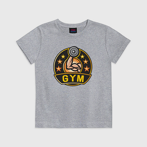 Детская футболка Gym stars / Меланж – фото 1