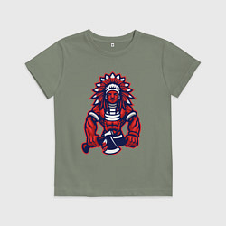 Детская футболка Индеец с топором