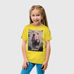 Футболка хлопковая детская Семья шпиона стенгазета, цвет: желтый — фото 2