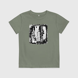 Футболка хлопковая детская Input interrupt, цвет: авокадо
