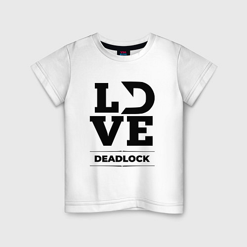 Детская футболка Deadlock love classic / Белый – фото 1