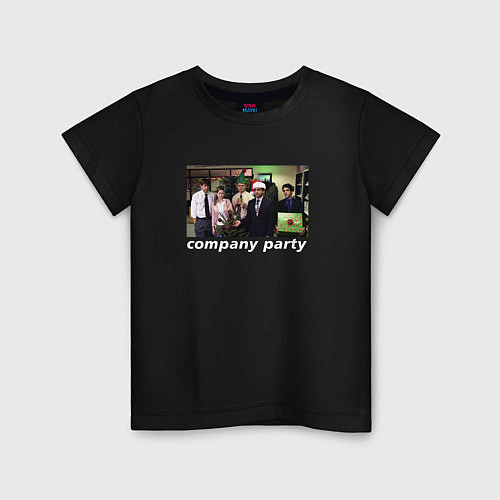 Детская футболка The Office - company party / Черный – фото 1