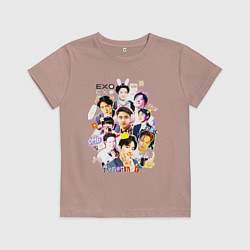 Детская футболка Exo together дружная команда