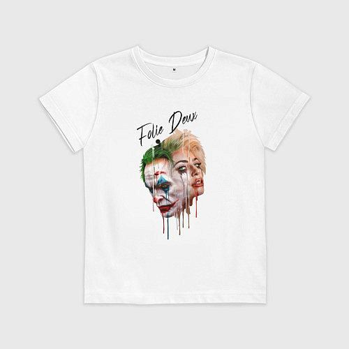 Детская футболка Джокер и Харли / Белый – фото 1