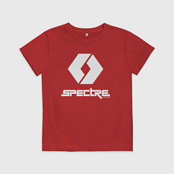 Футболка хлопковая детская Spectre divide logo, цвет: красный