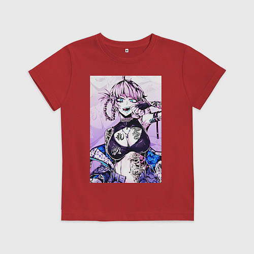 Детская футболка Песнь ночных сов Надзуна / Красный – фото 1