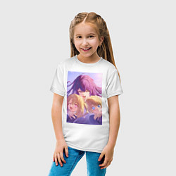 Футболка хлопковая детская Ребёнок идола Ай Хосино, цвет: белый — фото 2