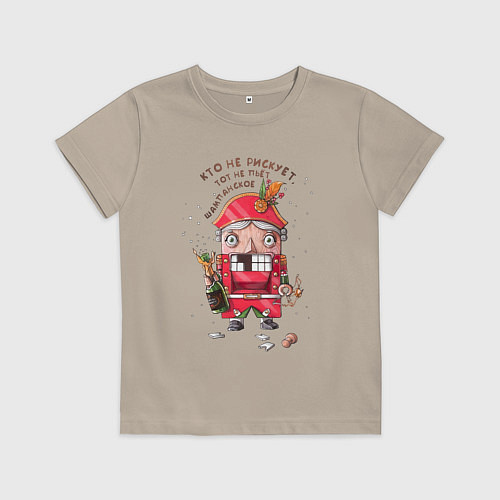 Детская футболка Щелкунчик / Миндальный – фото 1