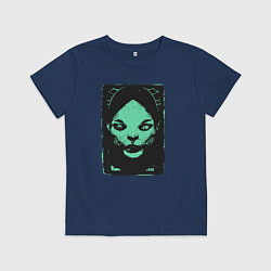 Футболка хлопковая детская Ужасные существа и страшные монстры, цвет: тёмно-синий