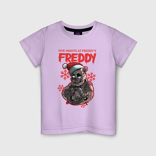 Детская футболка Five Nights at Freddys - Freddy / Лаванда – фото 1