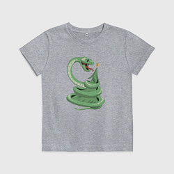 Детская футболка Змей поедатель