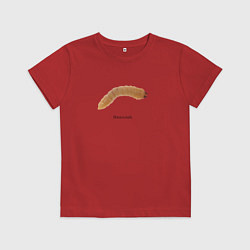 Футболка хлопковая детская Опарыш Николай, цвет: красный