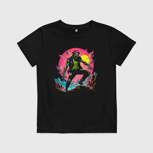 Детская футболка Зомби панк / Черный – фото 1