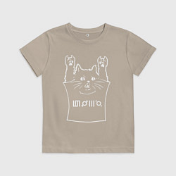 Детская футболка 30 Seconds to Mars - cat rock