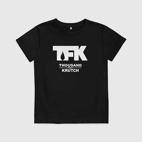 Детская футболка Thousand Foot Krutch - logo / Черный – фото 1