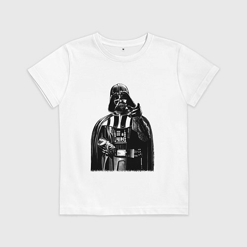 Детская футболка Дарт Вейдер ситх / Белый – фото 1