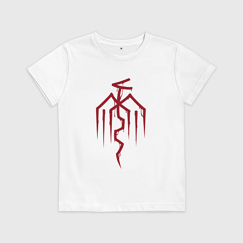 Детская футболка Symbol of the City of Chains - Dragon Age / Белый – фото 1