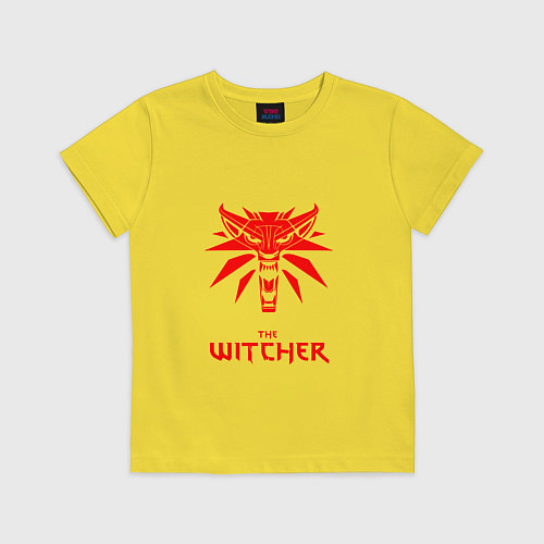 Детская футболка The witcher games / Желтый – фото 1