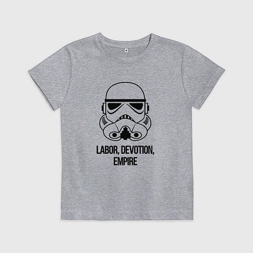 Детская футболка Empire labor devotion / Меланж – фото 1